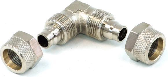 Immagine prodotto Aquatuning Connettore per tubo flessibile a L da 11/8 mm (8x1,5 mm)