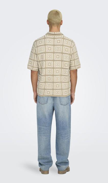 Actual product image Only & Sons ONSBART Gestricktes Polo-Hemd Polo (L)