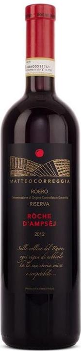 Actual product image Matteo Correggia Roero Riserva Ròche d' Ampsèj DOCG (2018)
