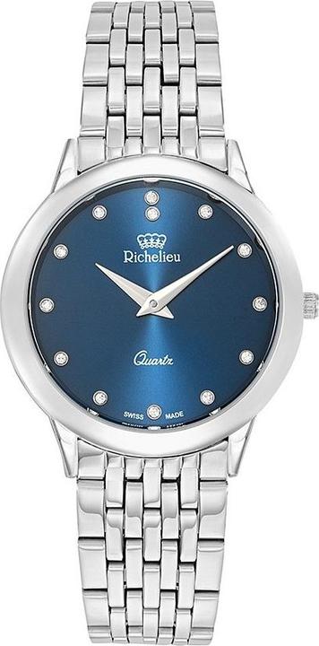 Produktbild Richelieu Klassische blaue Richelieu-Uhr (32 mm)