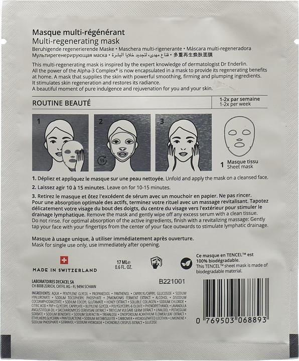Immagine prodotto Decalys Maschera alfa rigenerante 3 (276.75 ml)