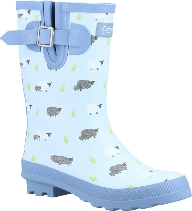 Actual product image Cotswolds Womens/Ladies Farmyard Sheep Mid Calf Wellington Boots (41)