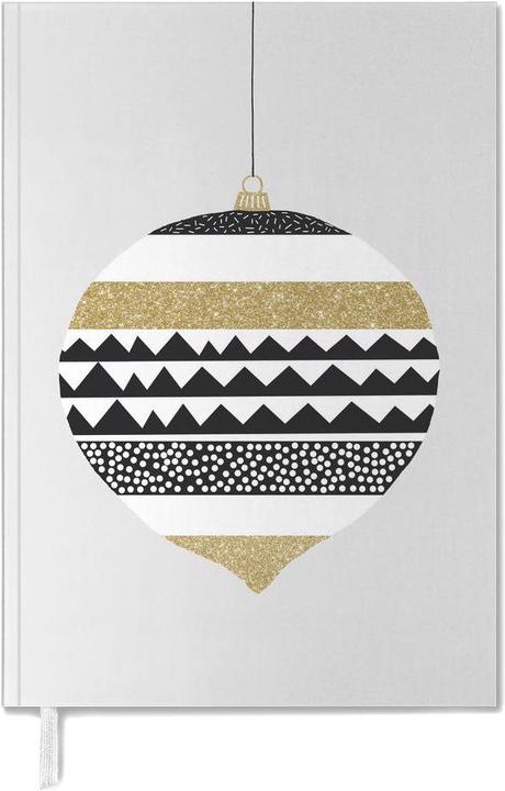Produktbild Juniqe Weihnachtskugel No. 3 - Weihnachten (A5, Englisch)