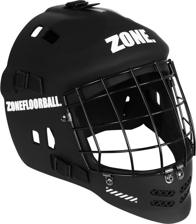 Produktbild Zone Floorball Zone Goaliemaske UPGRADE junior black/silver (One Size)