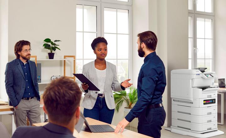 Immagine prodotto Epson Workforce Pro Inkjet Far-Drucker 4in1 Blauer Engel (Bianco e nero)