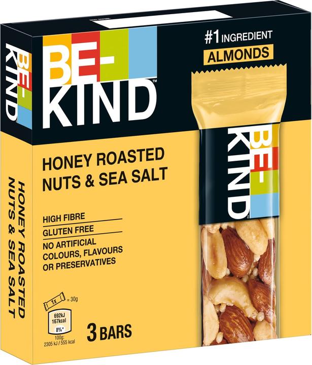 Produktbild Be-Kind Honey Nuts Sea Salt (90 g)