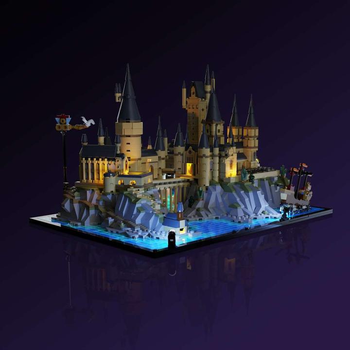 Produktbild Light my bricks LMB 2.0 LED Licht Set für LEGO 76419 Harry Potter Schloss Hogwarts mit Schlossgelände