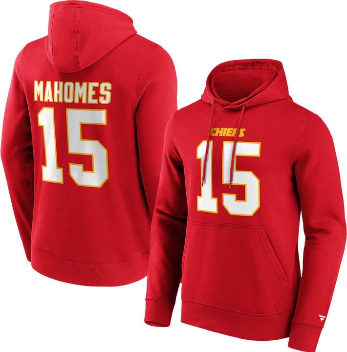 Immagine prodotto Fanatics Felpa con cappuccio Kansas City Chiefs Mahomes 15 2XL (XXL)