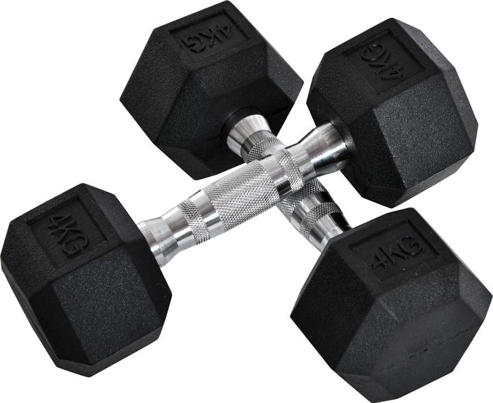 Immagine prodotto Homcom Set di 2 manubri esagonali (2 x 4 kg)