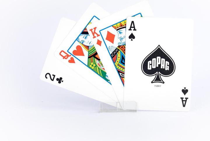 Actual product image Copag Plastic Poker Cards Deck Regular (German, French, Italian, English)