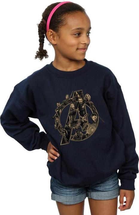 Image du produit - Sweat AVENGERS INFINITY WAR LOGO - Fille (152, 158)