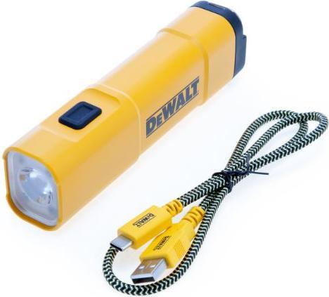 Immagine prodotto DeWalt Lampada da lavoro e torcia, LED, 1200 lumen, con batteria interna da 3,6 V, (DCL183-XJ) IP54 (1200 lm)