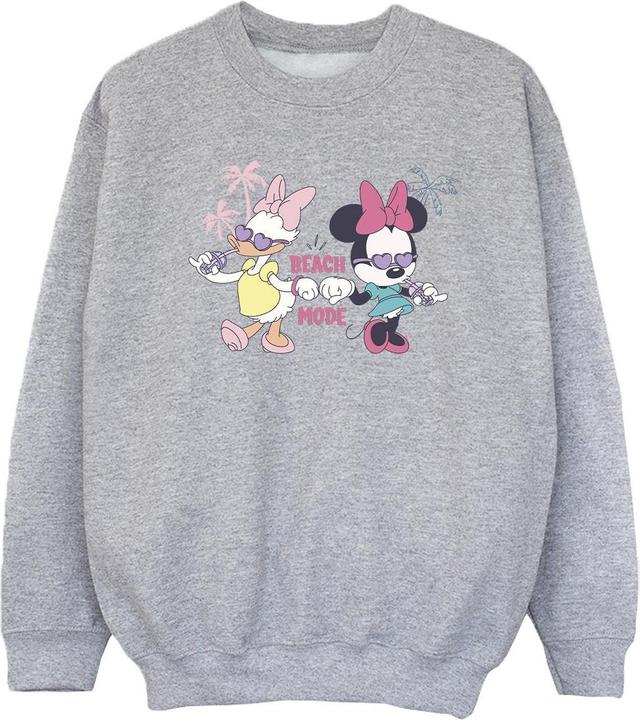Actual product image Disney Girls Minnie Daisy Beach Mode Sweatshirt (140, 146)