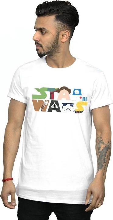 Actual product image Star Wars Mens Character Logo T-Shirt (XL)