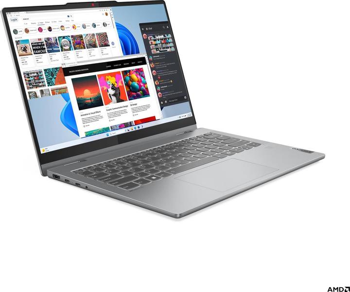 Actual product image Lenovo IdeaPad 5 2-in-1 14AHP9 (14", AMD Ryzen 7 8845HS, 16 GB, 512 GB, DE)
