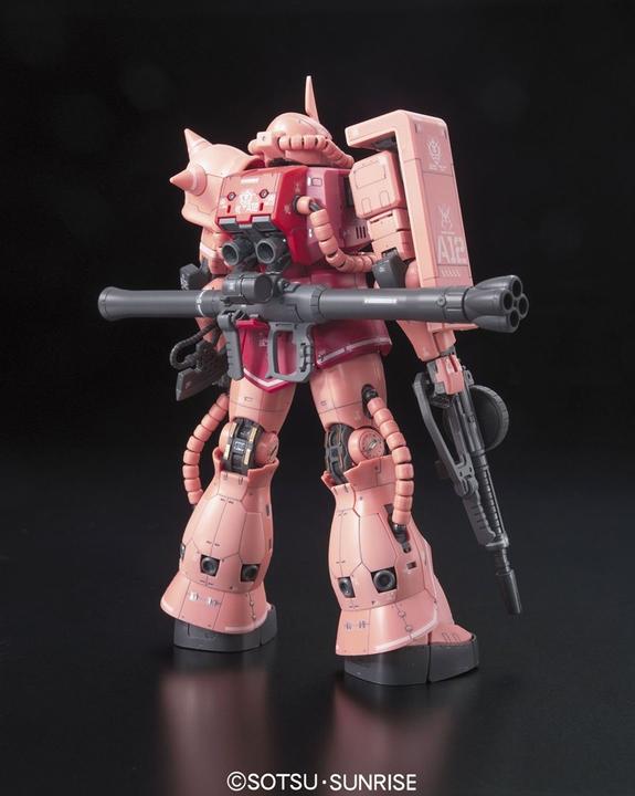 Actual product image Bandai RG Zaku II Char