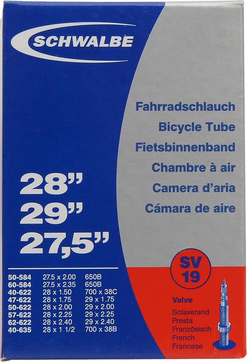 Produktbild Schwalbe Sv19 (Presta (SV), 27.5", 28", 29", 40 mm)