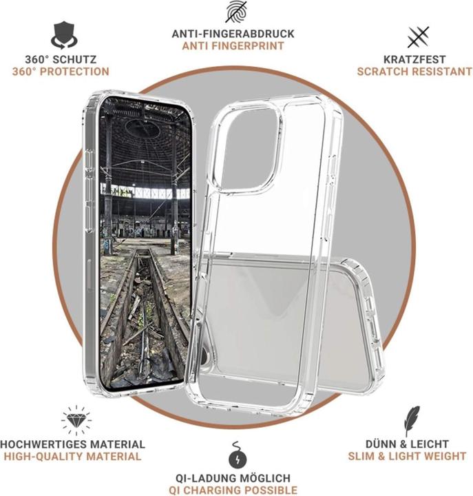 Actual product image JT Berlin Pankow Clear (Apple iPhone 16 Pro)