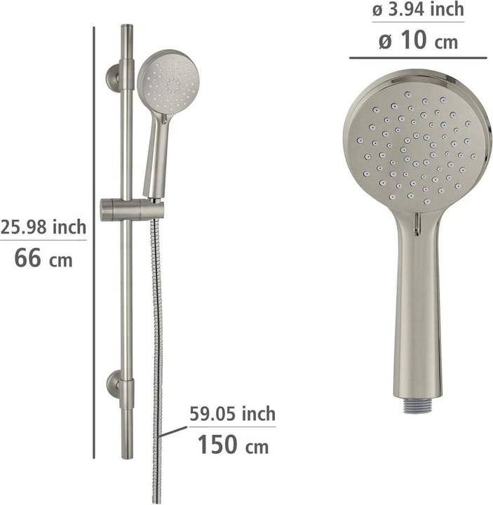 Actual product image Wenko Shower set Young Line (3 Beam types)