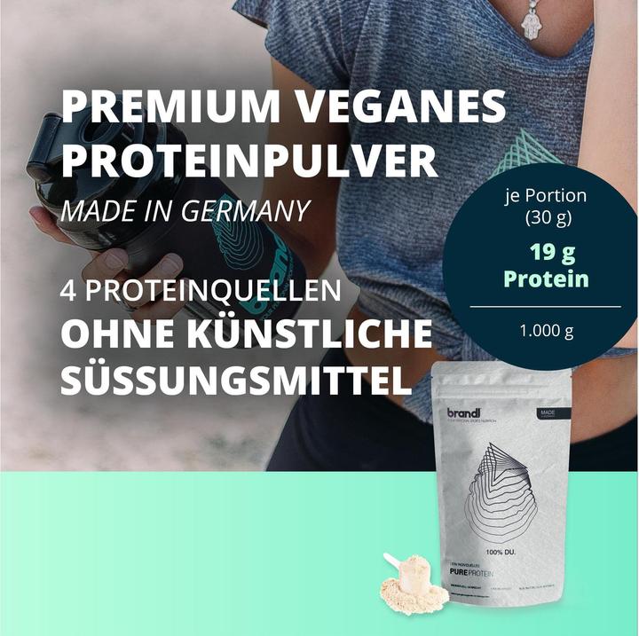 Produktbild Brandl Pulver Pure Protein Vegan (Zimt, 1 Stk., 1000 g)