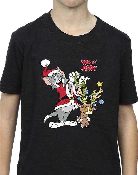 Immagine prodotto Tom & Jerry Christmas Reindeer Maglietta Ragazzi (152, 158)