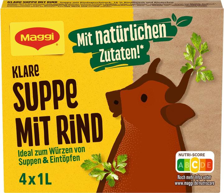 Immagine prodotto Maggi Zuppa chiara con manzo scatola pieghevole (4000 ml)