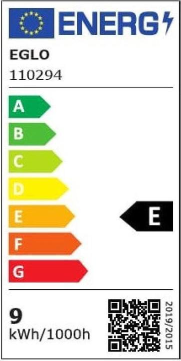 Label énergétique EGLO Ampoules LED E27 (E27, 9 W, 1055 lm, 1 x, E)