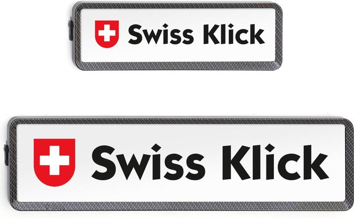 Image du produit Swissklick Kit de support de plaque d'immatriculation (Avant + arrière, Format long)