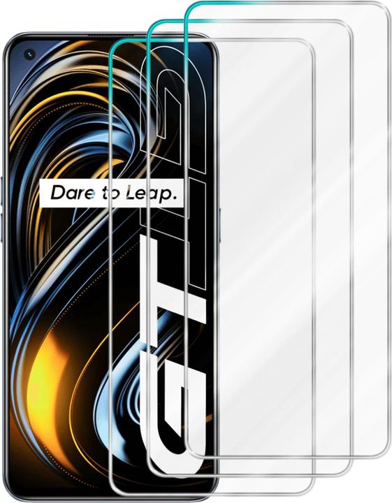 Produktbild Cadorabo Display Schutzglas Folie für Realme GT / GT Neo 2T / Q3 PRO 3er Pack (3 Stück, Realme Q3 Pro 5G, Realme GT Neo 2T)