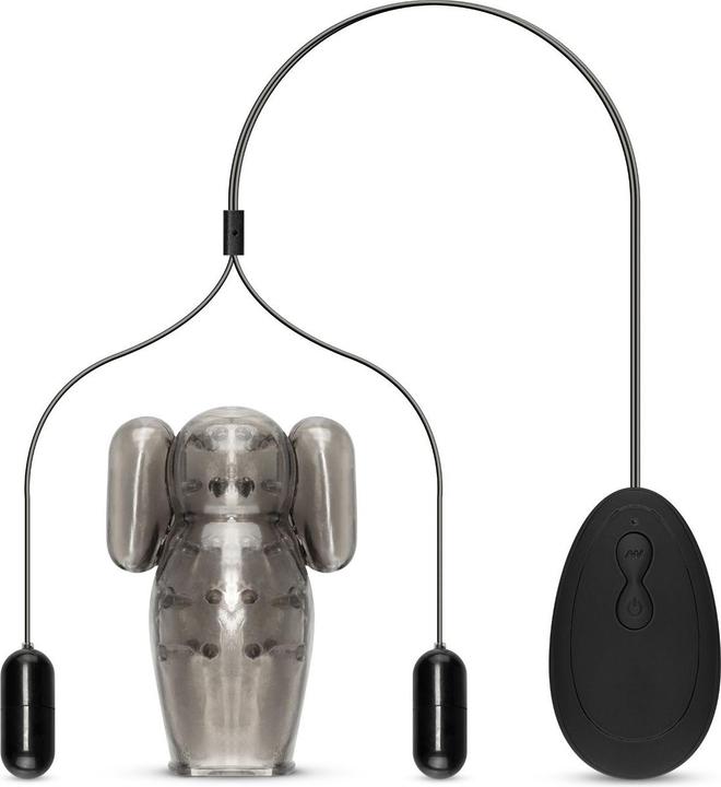 Image du produit Easytoys Manchon de pénis vibrant avec télécommande - Grand