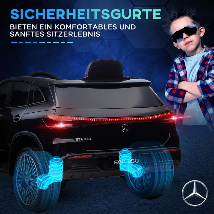 Immagine prodotto Swisshandel24 Veicolo elettrico per bambini, auto elettrica, telecomando, lettore MP3, 3-8 anni, fino a 30 kg (12 V)