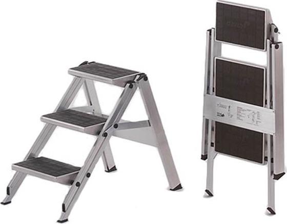Actual product image kaiserkraft Aluminum folding stairs (Stile, 36 cm)