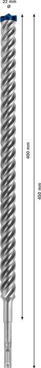 Actual product image Bosch Professional Zubehör EXPERT SDS plus-7X hammer drill bit, 22 x 400 x 450 mm (4-22 millimetres)
