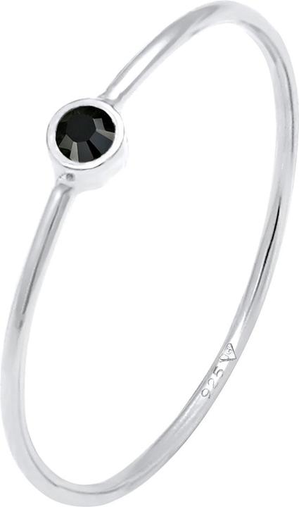 Produktbild Elli Ring Stapelring Basic Kristalle 925 Silber (48, 925 Silber)