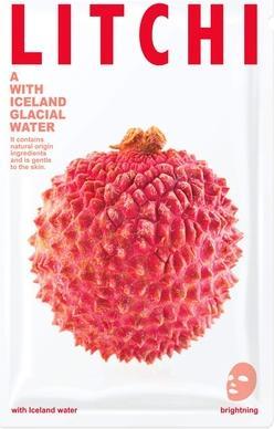 Actual product image She’s Lab Blue Dot - With Iceland Glacial Water Mask In Litchi