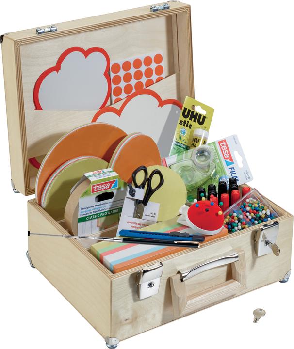 Produktbild Esselte Moderationskoffer Franken UHMMKCH, B35 x T27 x H18 cm, Holz, 2200 teilig