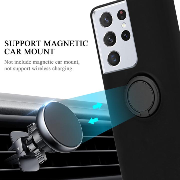 Produktbild Cadorabo TPU Liquid Ring Silicone Case Hülle (Samsung Galaxy S22 Ultra)