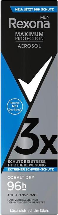 Immagine prodotto Rexona Deodorante Spray Protezione Massima Cobalto Dry 150 ml (Getto vaporizzato, 150 ml)
