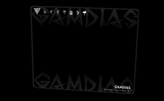 Immagine prodotto Gamdias Tappetino per mouse, GMM2300, nero, dimensioni: 350 x 280 x 4 mm (M)