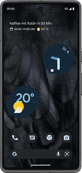 Produktbild Google Pixel 7 (128 GB, Obsidian, 6.30", SIM + eSIM, 50 Mpx, 5G)