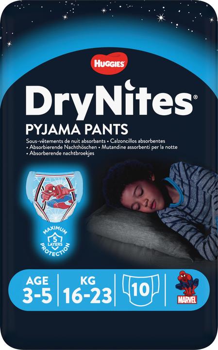 Image du produit Huggies DryNites 3-5 ans (Pack, 10 pièce(s))