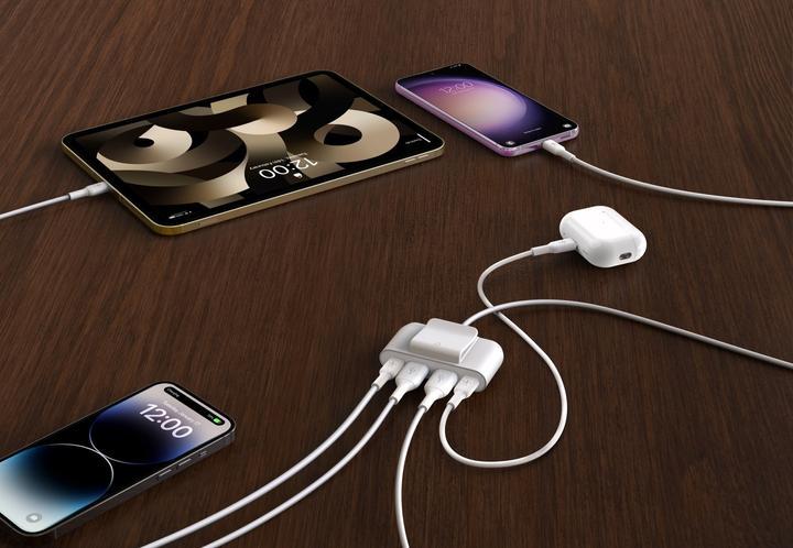 Actual product image Belkin 4-Port-USB Power Extender (USB-C, 4 Ports)