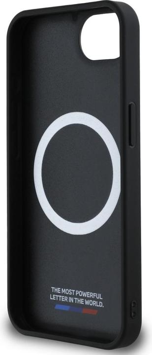 Actual product image BMW Case Oversized Stripes MagSafe for iPhone 16e black (Apple iPhone 16e)