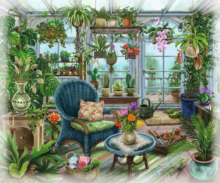 Image du produit Ravensburger Pz. SORTIE Dans le manoir du jardin d'hiver 99T (99 pièces)