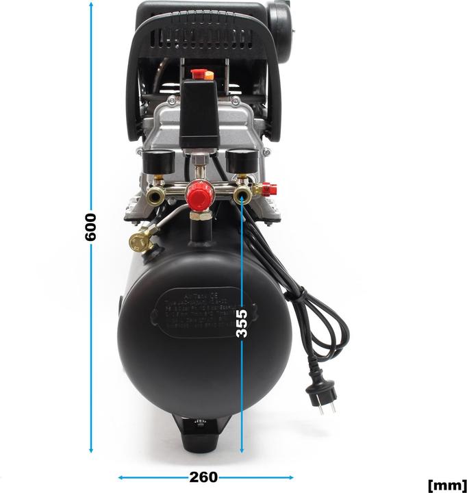 Image du produit Wiltec Compresseur d'air (4 bar, 24 l)