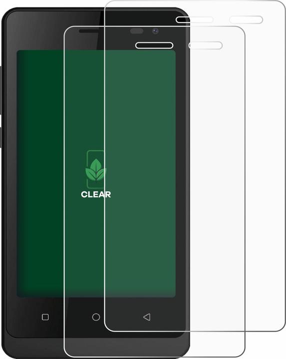 Actual product image ScreenLeaf Protective film sustainable screen protector screen protector film clear transparent (2 Piece, Logicom Wave 2)