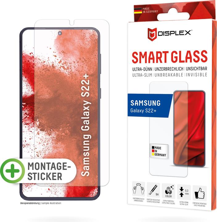 Produktbild Displex Smart Glass, Displayschutzfolie (1 Stück, Samsung Galaxy S22 5G, Samsung Galaxy S23+)