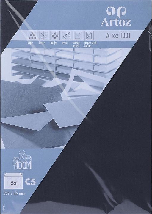 Artoz 1001 Enveloppes noires (C5, 5 x)