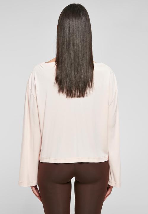 Actual product image Urban Classics Ladies Short Modal Bateau Neckline Longsleeve (M)