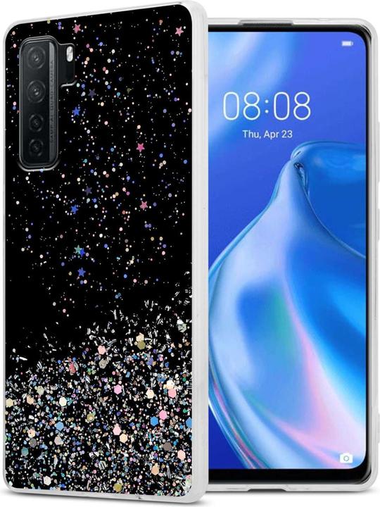 Produktbild Cadorabo TPU Hülle für Huawei P40 LITE 5G / NOVA 7 SE mit Glitzer (Huawei Nova 7 SE, Huawei P40 Lite 5G)